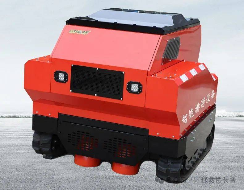 液压驱动,自动抓取杂物,自主避险,新型排涝机器人可满足不同场景使用