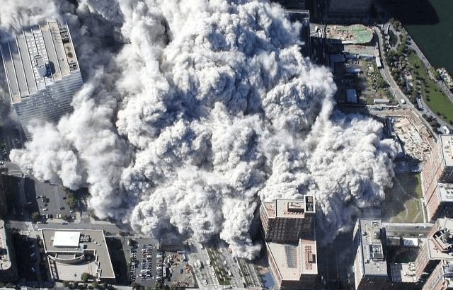 原创老照片2001年9月11日23张高清彩照再现美国911恐怖袭击事件