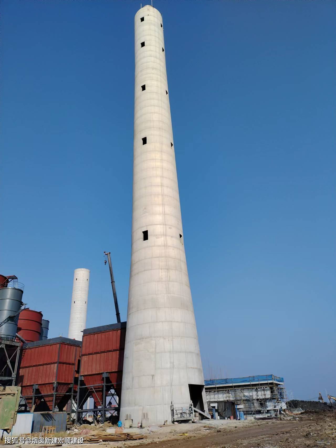 怀来县混泥土烟囱新建怎么施工的
