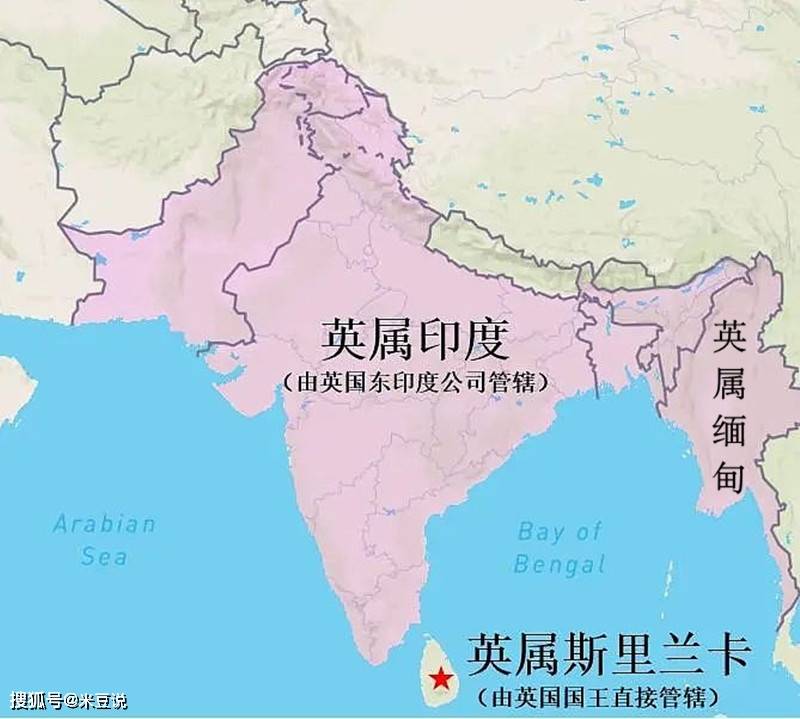 锡兰岛世界地图位置图片