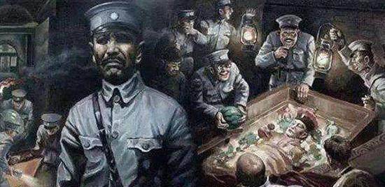 经过调查小组的清理,乾隆帝的尸骨与四位后妃的尸骨被收殓到同一个