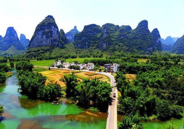 拥有广西最美田园风光的城市不输阳朔很容易娶国外老婆