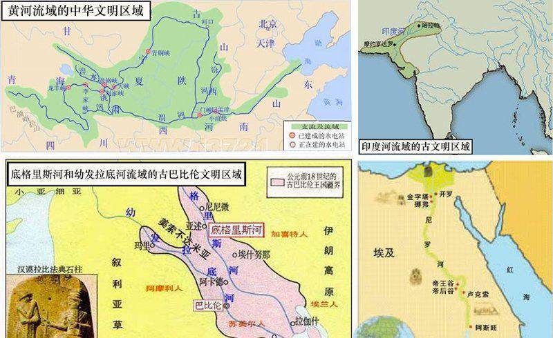 原创原来在四大文明古国中中国的文明出现晚不说还是垫底的
