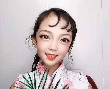 原创小学生仿妆军阀太太看到卸妆后小姑娘厉害了