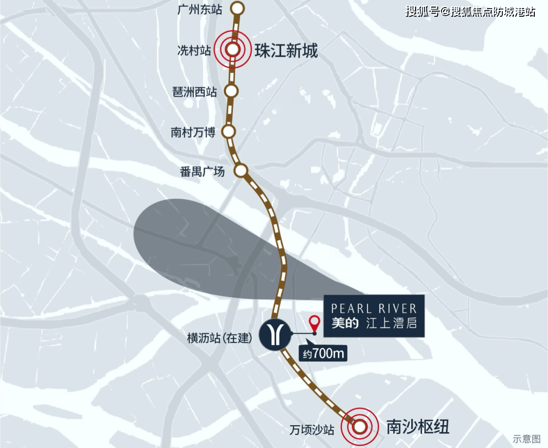 项目距离地铁18号线横沥站仅700米,步行约5