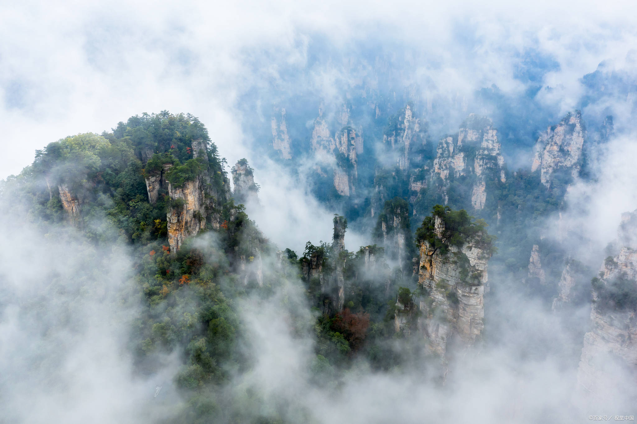 张家界风景图真实图片