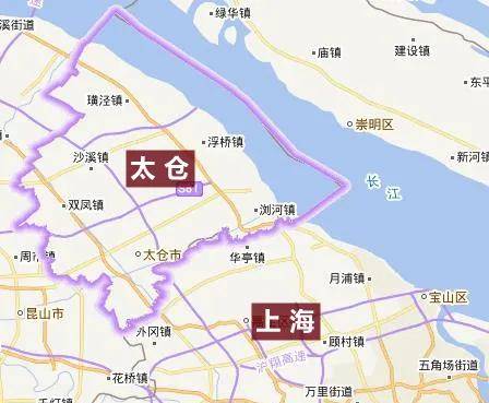 苏州太仓浏河镇地图图片