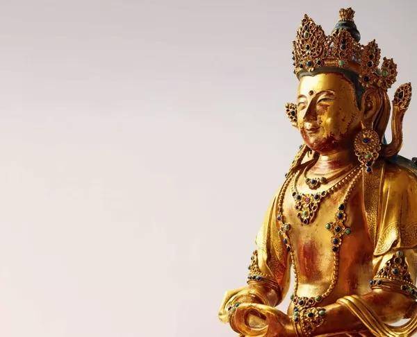 康熙铜鎏金无量寿佛像805万元成交文物商品艺术品线下交流会私下交易