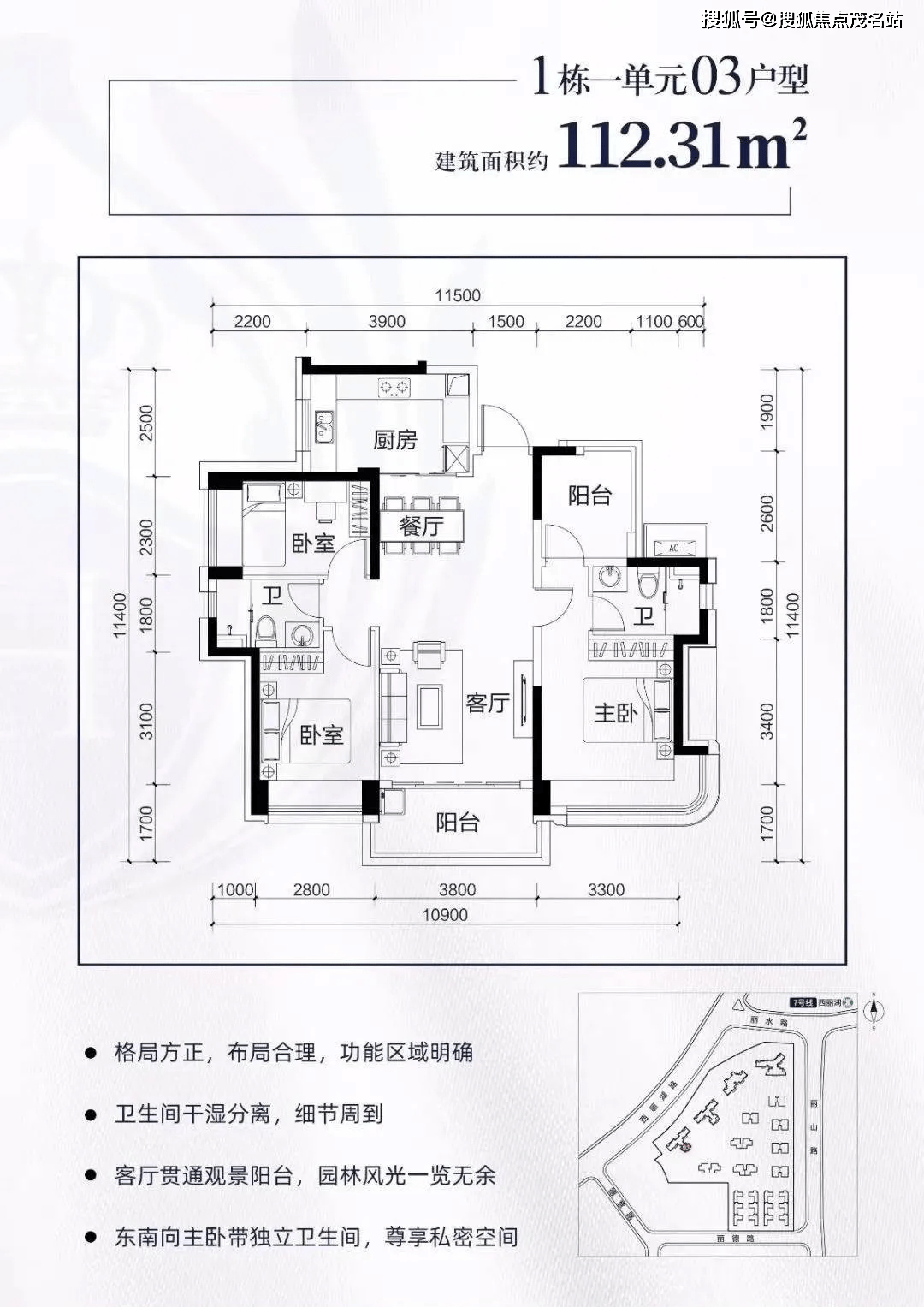 项目定位豪宅,规划380套.