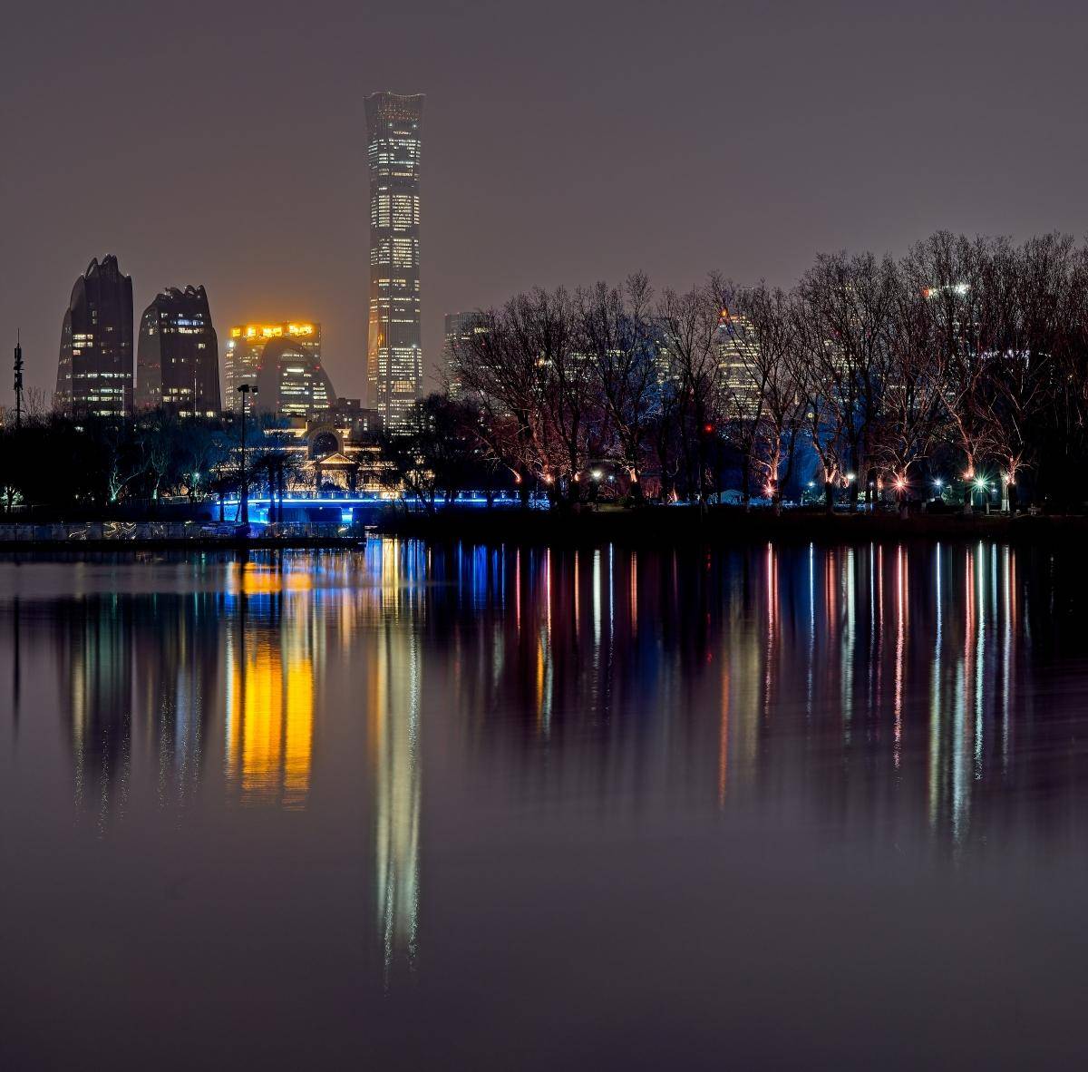 北京夜景唯美图片