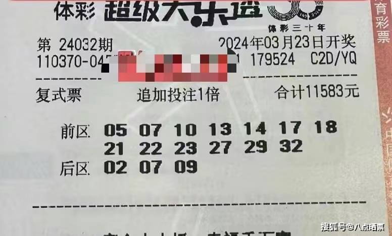 原创万元票专场22张万元票一马当先大乐透24032期最新晒票仅供欣赏