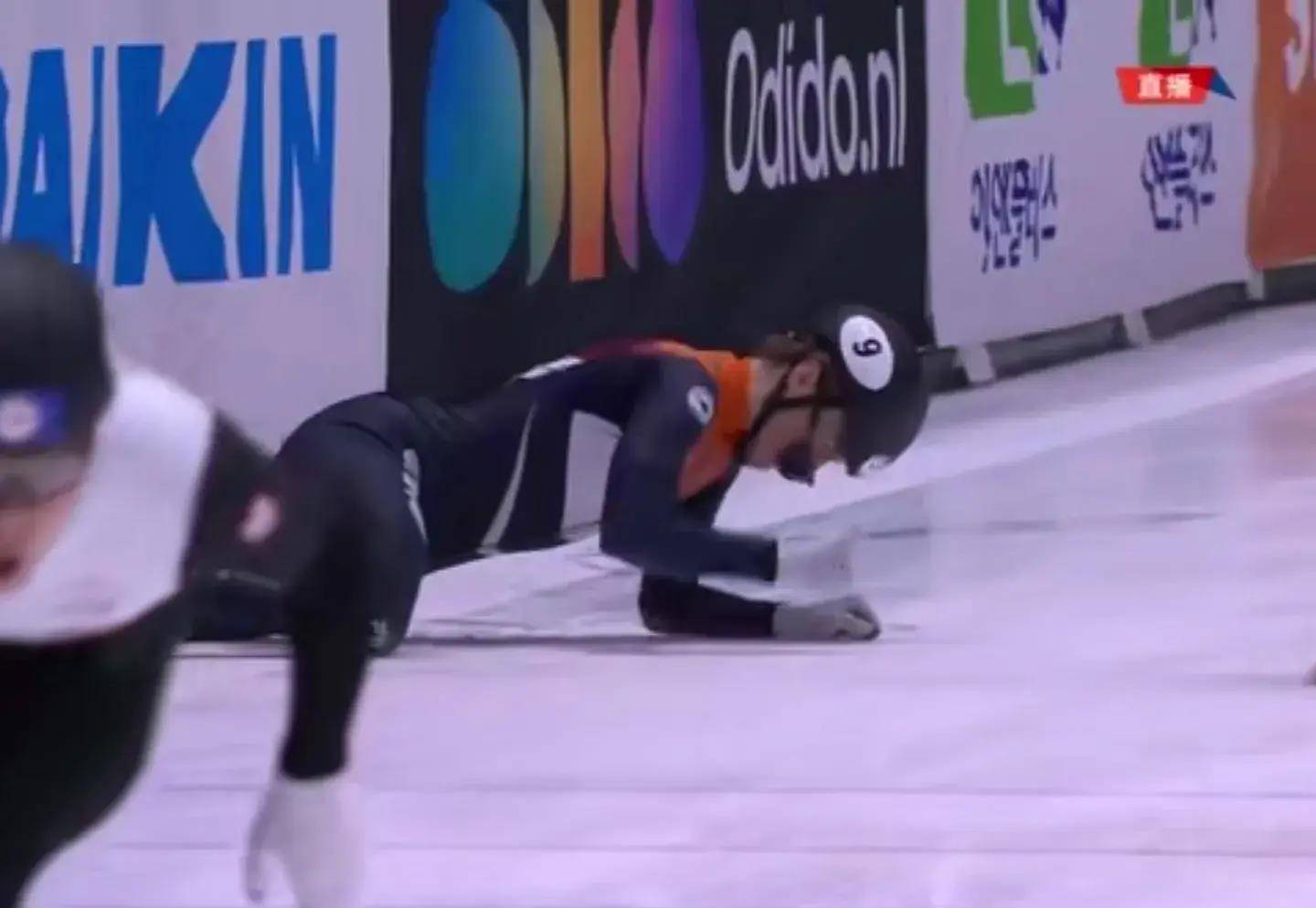 原创我们短道速滑男子接力惊艳夺冠林孝埈冲刺引爆全场