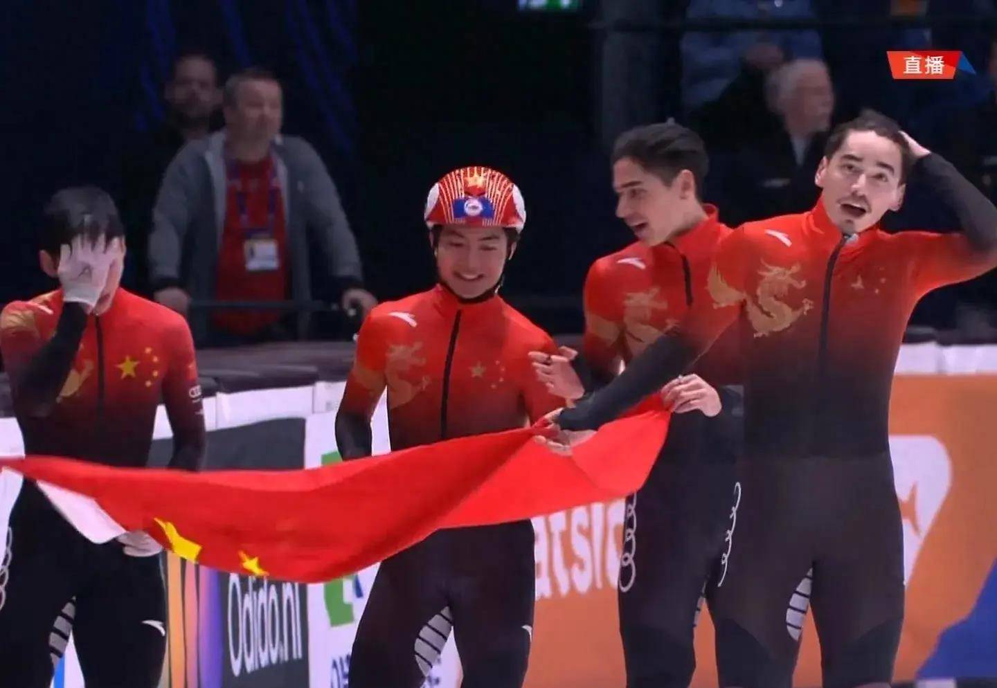 原创我们短道速滑男子接力惊艳夺冠林孝埈冲刺引爆全场