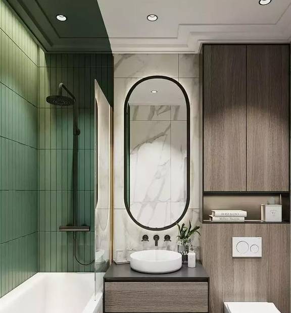 高颜值壁挂马桶,高版还是矮版不重要,做好假墙收纳才_