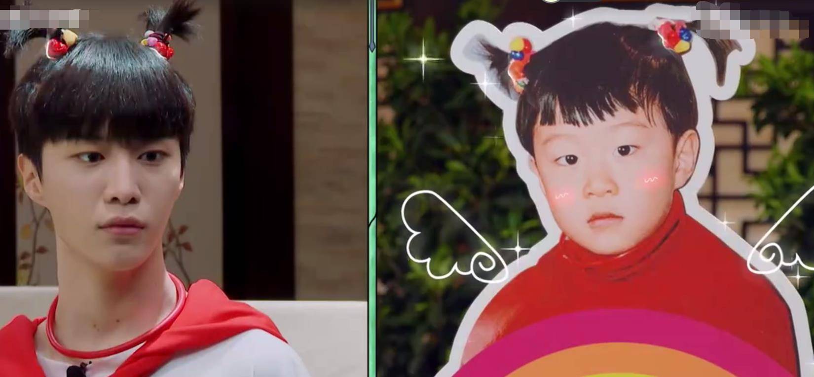 童年照加贴纸还加滤镜,杨迪都忍不住吐槽_小时候_照片_节目