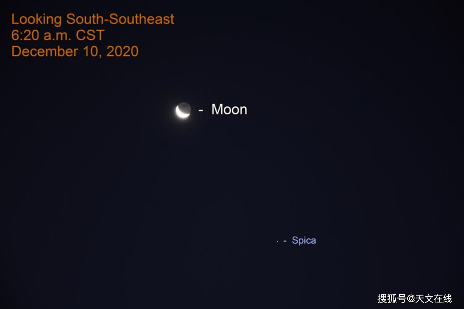 角宿一伴月又来了定好闹钟吧