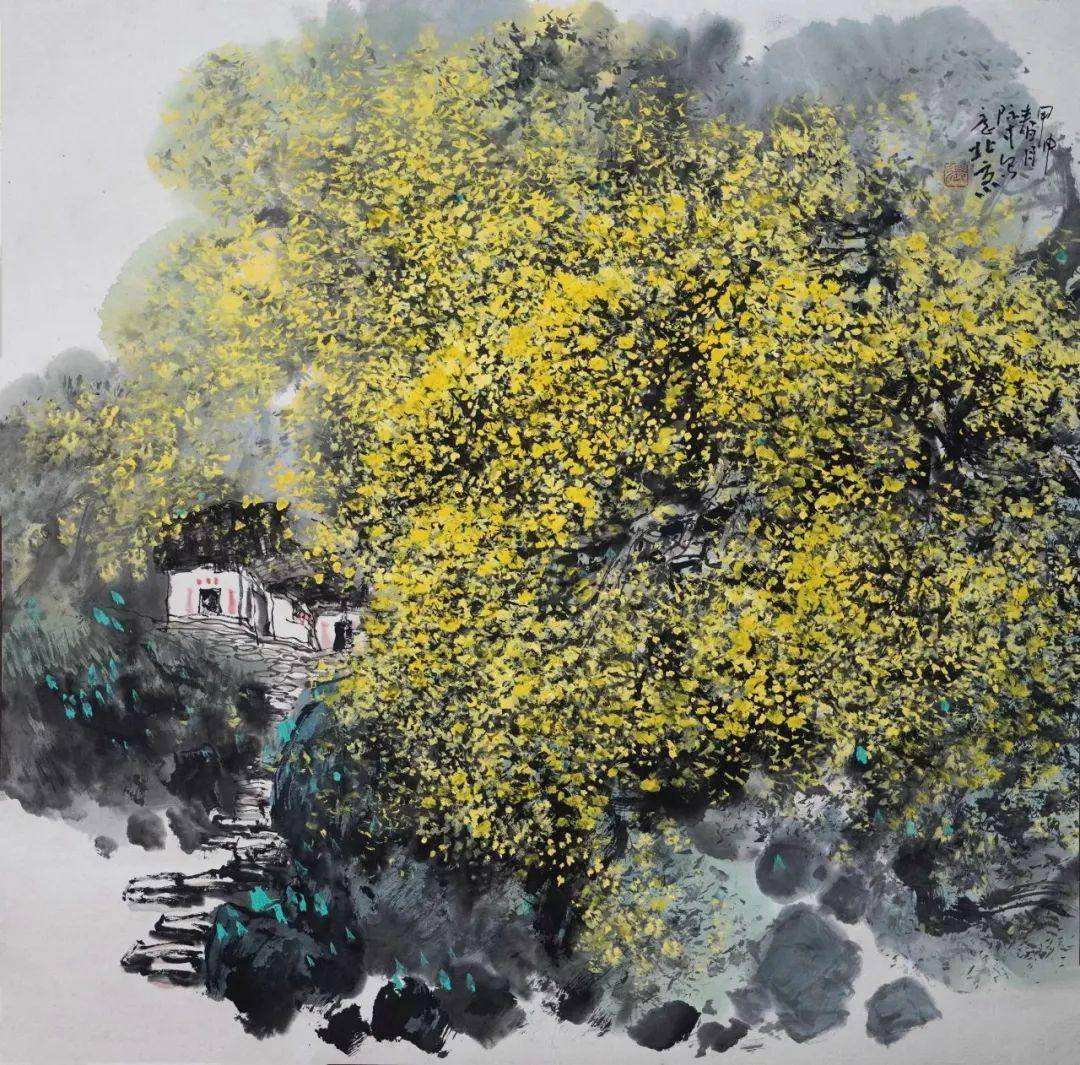 水墨晕章梦中家园张际才写意山水画艺术展