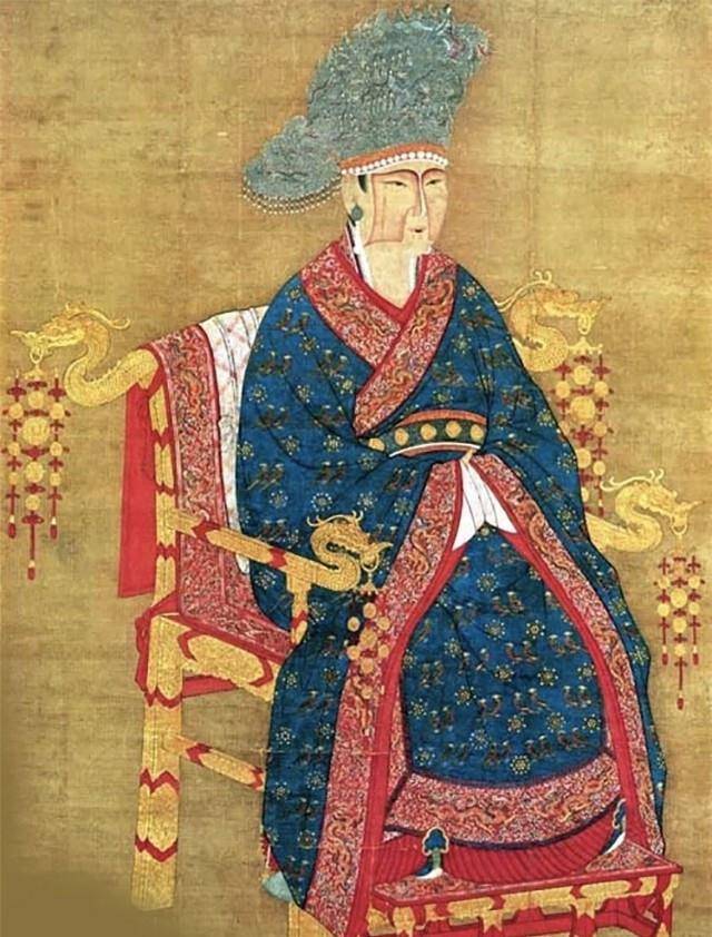 宋真宗皇后"刘娥"画像诚然,虽然曹氏已经是皇后了,但当初她与李值的