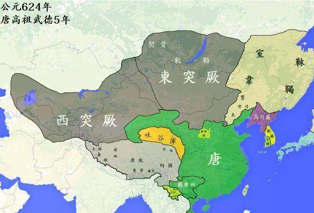 公元630年,苏定方跟着定襄道行军大总管李靖攻打东突厥颉利可汗,苏定