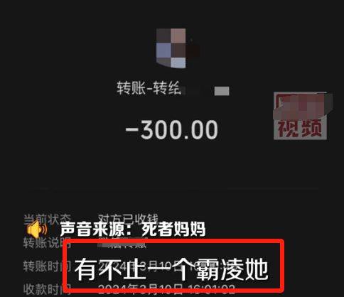 除了这个转账最多的之外,还有其他人经常一起孤立嘲笑女儿,女儿被打压