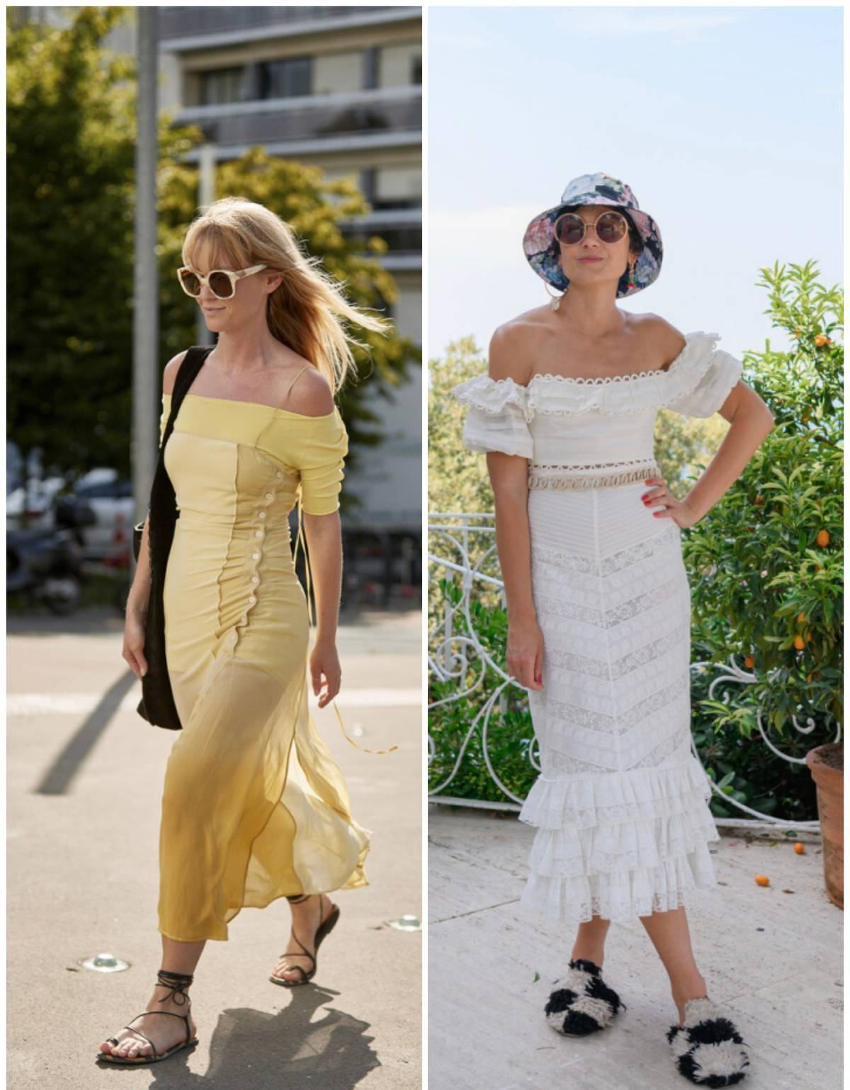 原创一字肩直角肩的小姐姐看过来试试这些服装单品轻松秀出好身材