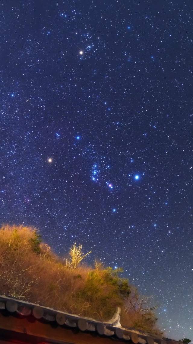 天空星星的真实图片图片