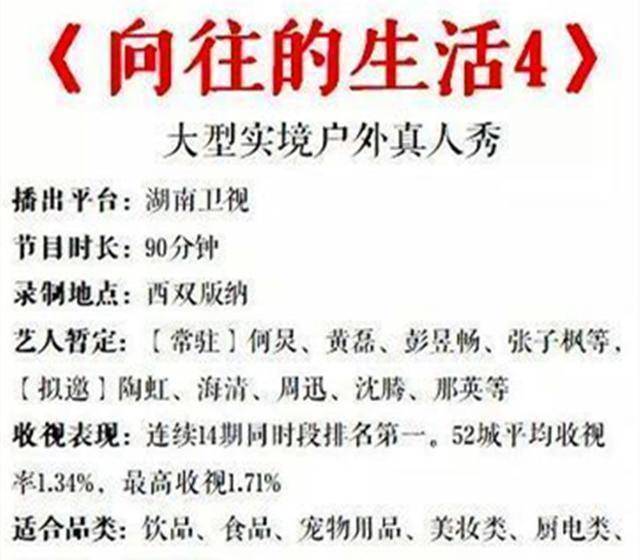 的收视率夺得同档冠军,而且加上主持人有着黄磊以及何炅这两位老牌