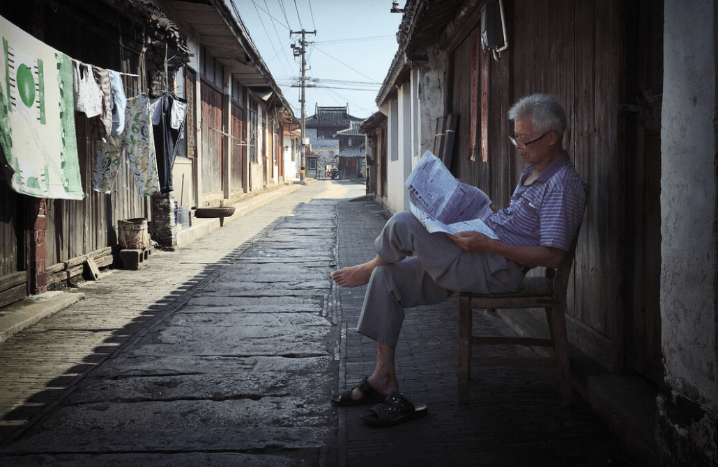 老人驾鹤去