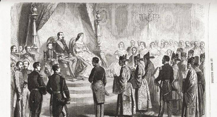 越南历史上最早的照片里面的人物都蓄发穿汉服如明朝