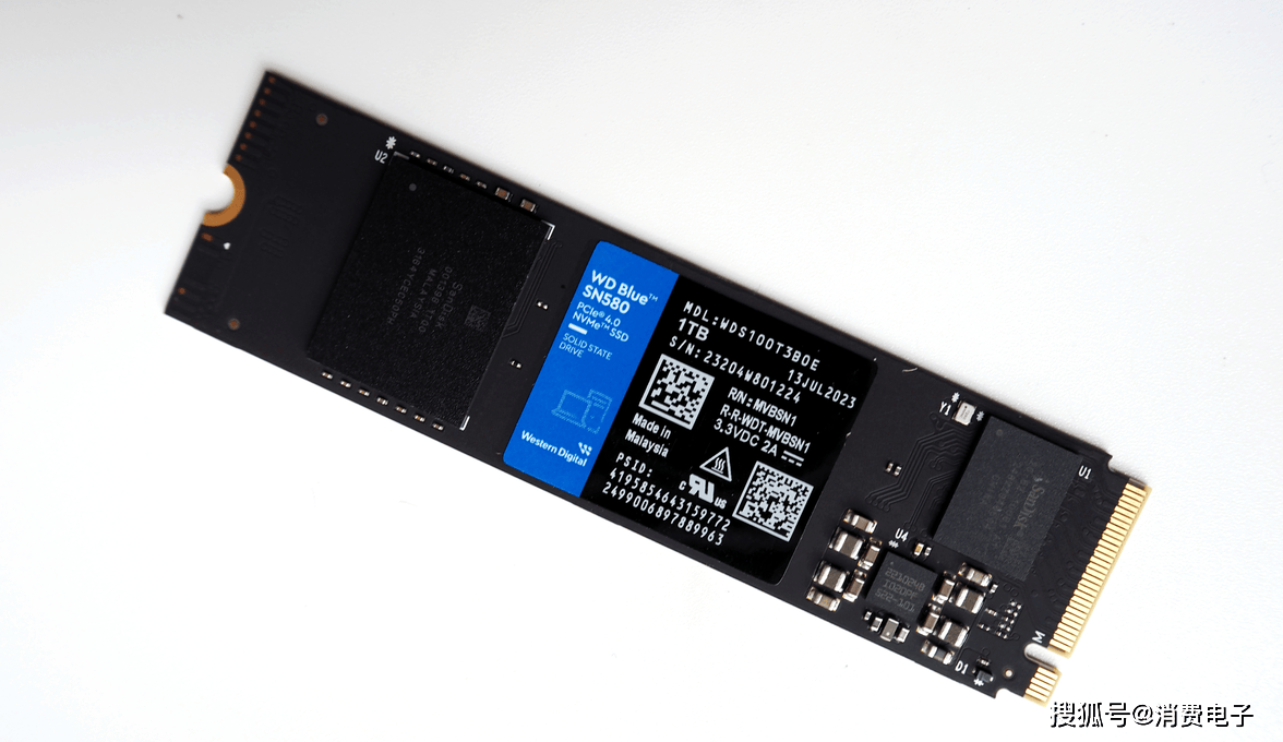 蓝盘wd blue sn580 nvme ssd 固态硬盘评测