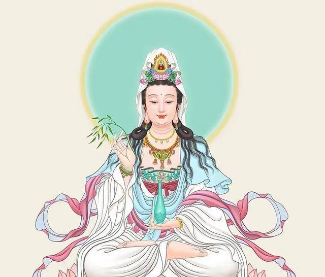 传说中,当人们遇到困难和痛苦时,只要诚心默念观音菩萨的名号,她就会