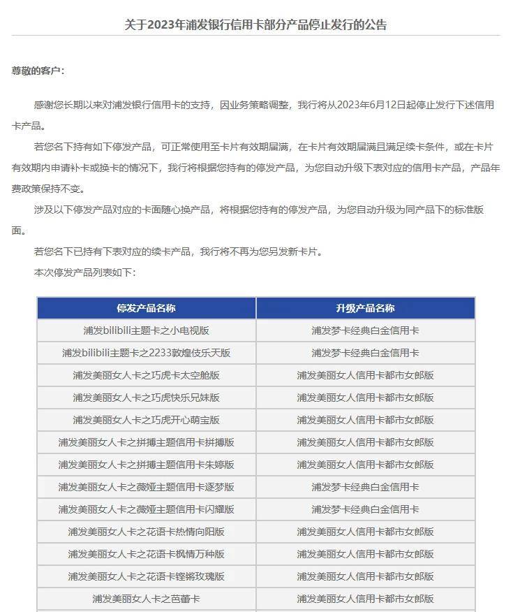 浦发银行信用卡权益大缩水,用户直言吃相难看