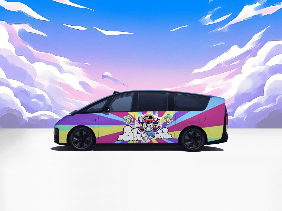 融合艺术与科技,理想mega彩绘车开启个性驾驶新时代_搜狐汽车_搜狐网