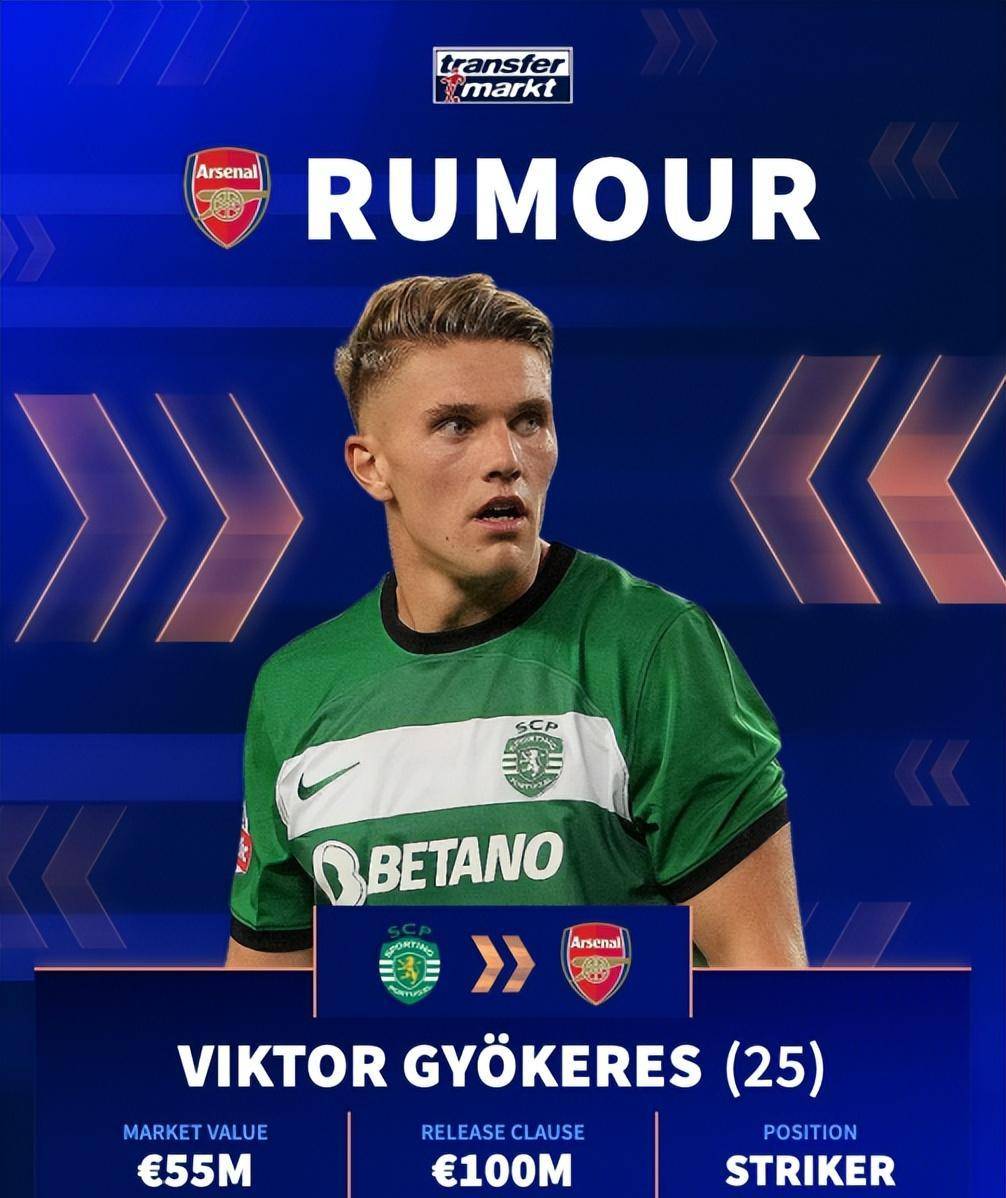 原创阿森纳目标人物于厄克雷斯是否值得1亿欧元的解约金