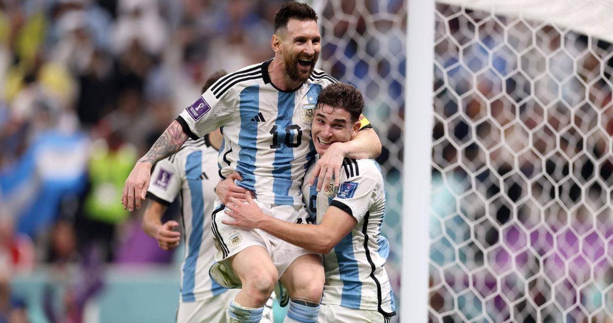 原创30阿根廷大胜克罗地亚挺进决赛梅西传射荣膺历史第一人