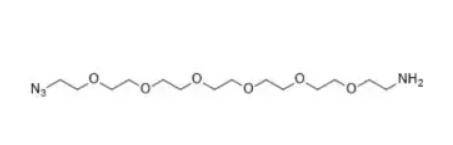 62分子式:c22h46n4o10英文名称:azide peg6 nh2,a