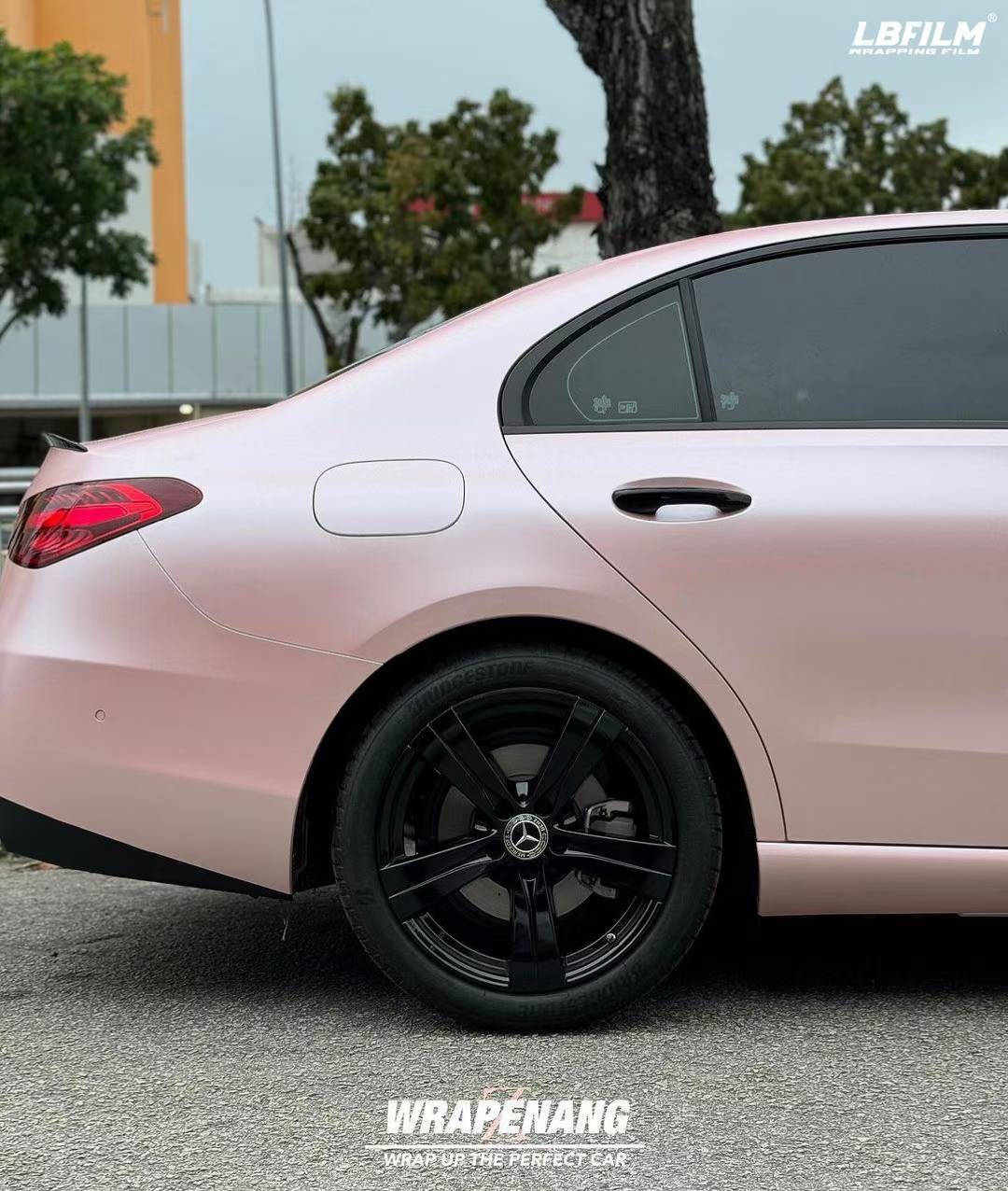 奔驰amg-lb改色膜电光金属樱花粉,双膜一护品牌_搜狐汽车_搜狐网