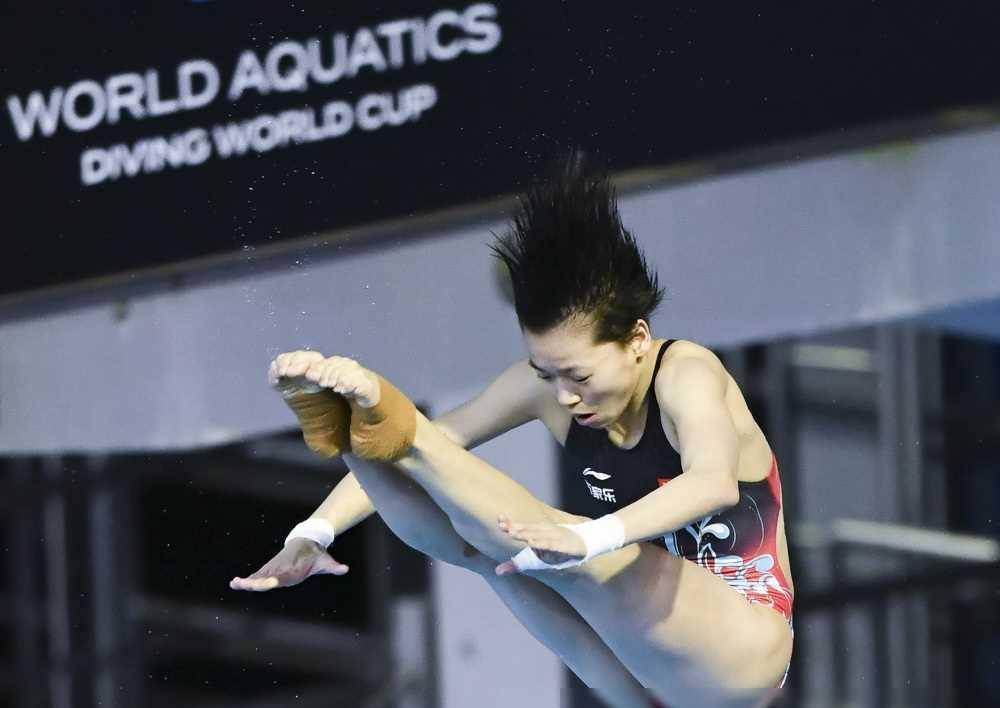 跳水世界杯柏林站全红婵女子10米台夺冠