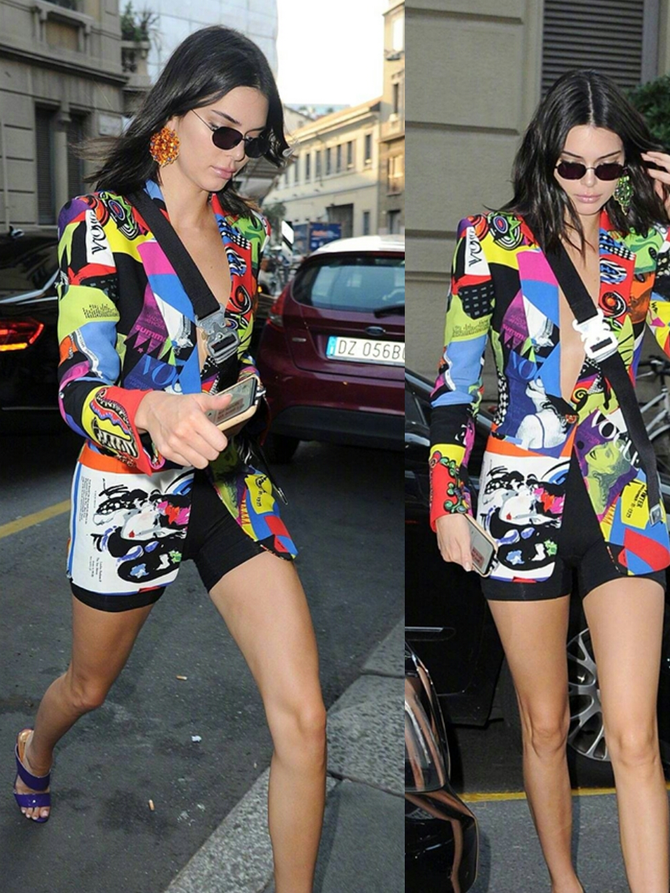 原创时尚女王肯达尔詹娜一条万能的底裤搭出n种风格我服了