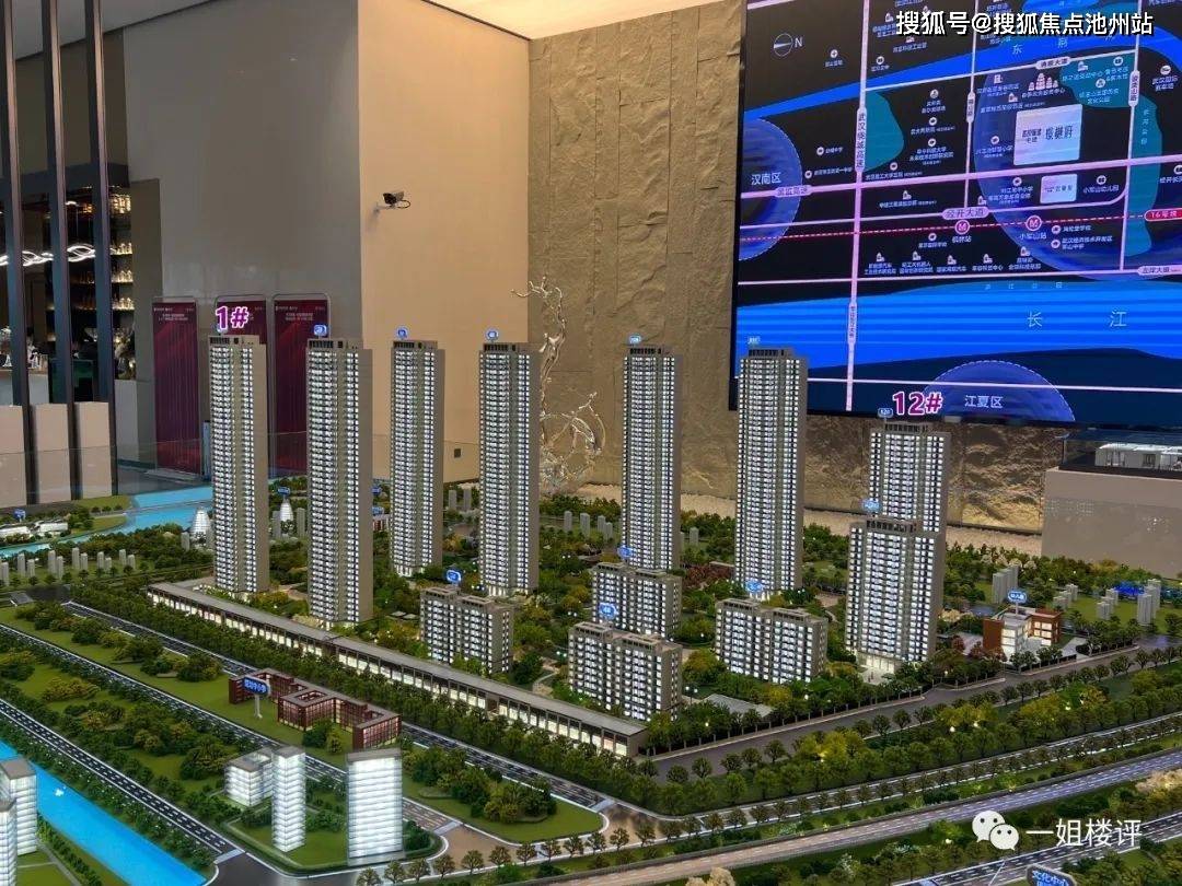 项目沙盘实景●超走心的设计,区域独一份高层边户做南北双阳台户型建