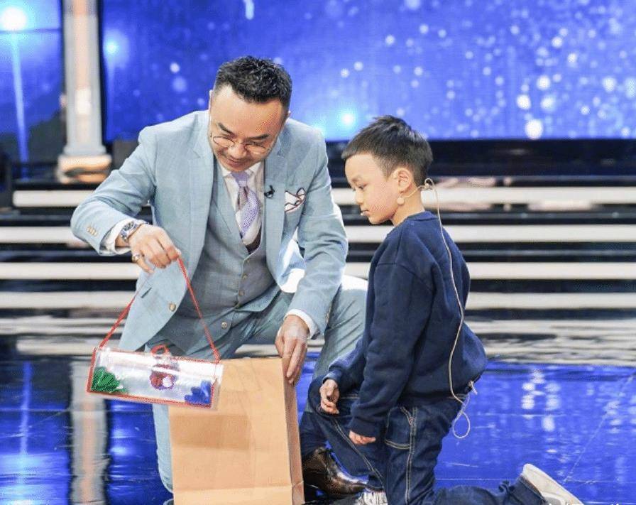 汪涵儿子做客天天向上六岁模样酷似霸总长大后要求出道