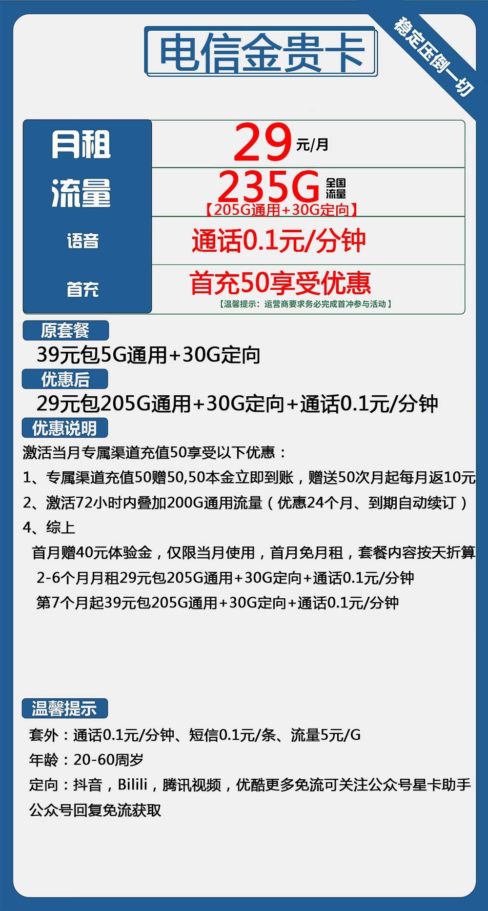 天翼畅享40g套餐图片