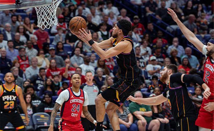 就在今天,布克创造nba奇迹,成为张伯伦后首人_太阳队_鹈鹕_得分