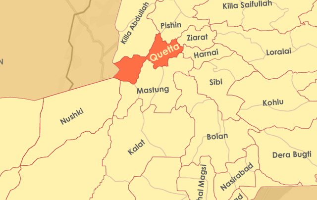 当地时间4月1日,巴基斯坦俾路支省奎达一群不明身份武装人员用手榴弹