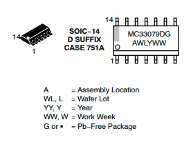 mc33079dr2g运算放大器芯片中文资料规格书pdf数据手册引脚图图片参数