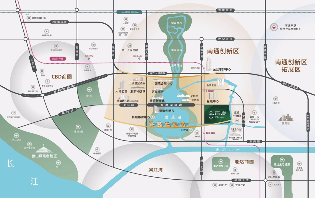 南通紫琅公园平面图图片