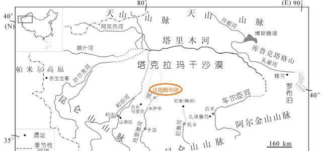 和田地区的这种地理构造,高处是昆仑山和喀喇昆仑山的神奇雪域,低处是