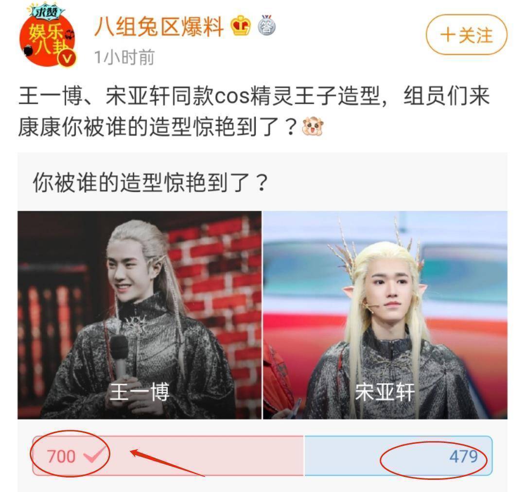 宋亚轩和王一博cos精灵王子,看到王一博的眼睛,才明白宋亚轩输哪了