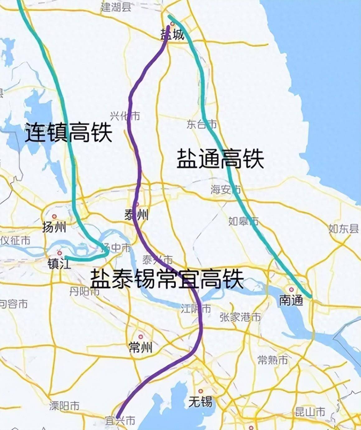 原创盐宜高铁恐要让盐城人苦等不如规划盐扬高铁从而方便沟通南京
