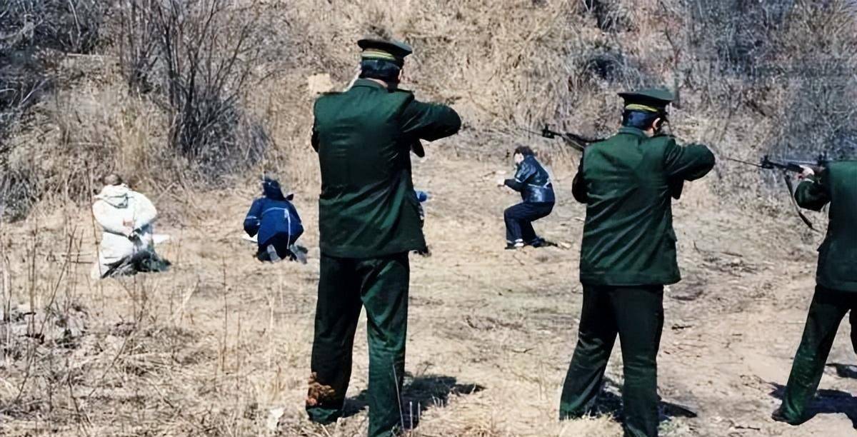 原创1999年五名死刑罪犯行刑前五人依旧面不改色